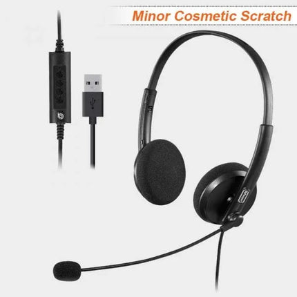 BigPassport Re-Furbish USB Headphone with Microphone (Model: Pro-Tech 134)