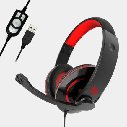 BigPassport Re- Furbish USB Headphone With Inbuilt Mic (Model: Pro-Boom 722) Black