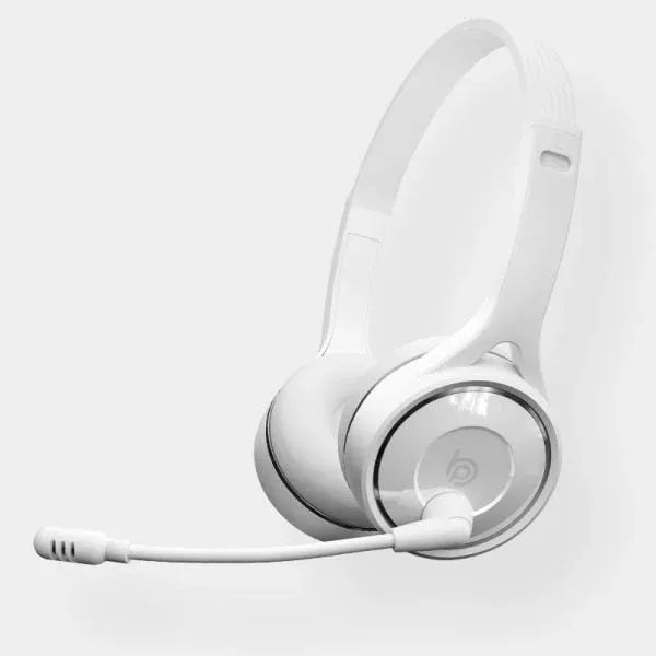 BigPassport Bluetooth Wireless Headphone with Mic (Model: Pro-Air BP30 White)