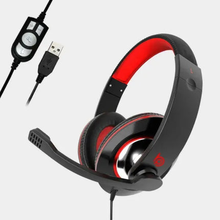 BigPassport USB Headphone With Inbuilt Mic (Model: Pro-Boom 722) Silver