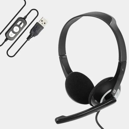 BigPassport USB Headphone With Inbuilt Mic (Pro-Boom_189)